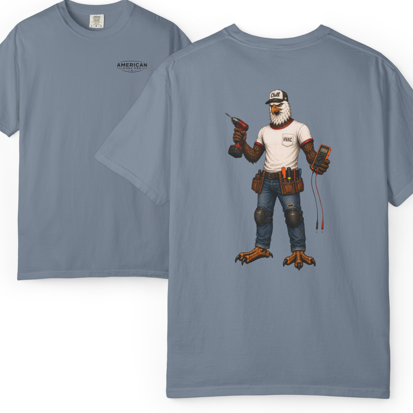 HVAC Eagle Chill Dude Heavyweight T-Shirt