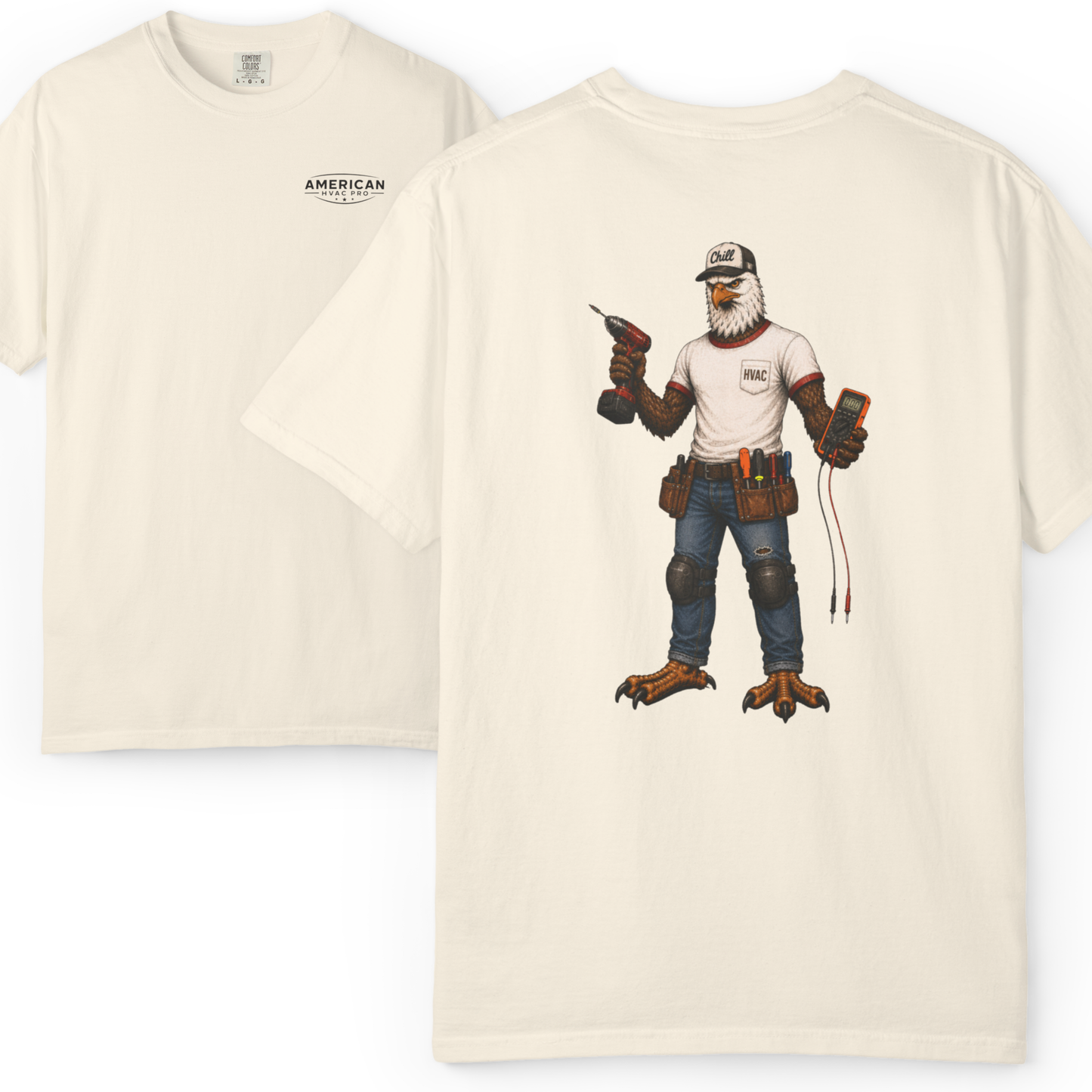 HVAC Eagle Chill Dude Heavyweight T-Shirt