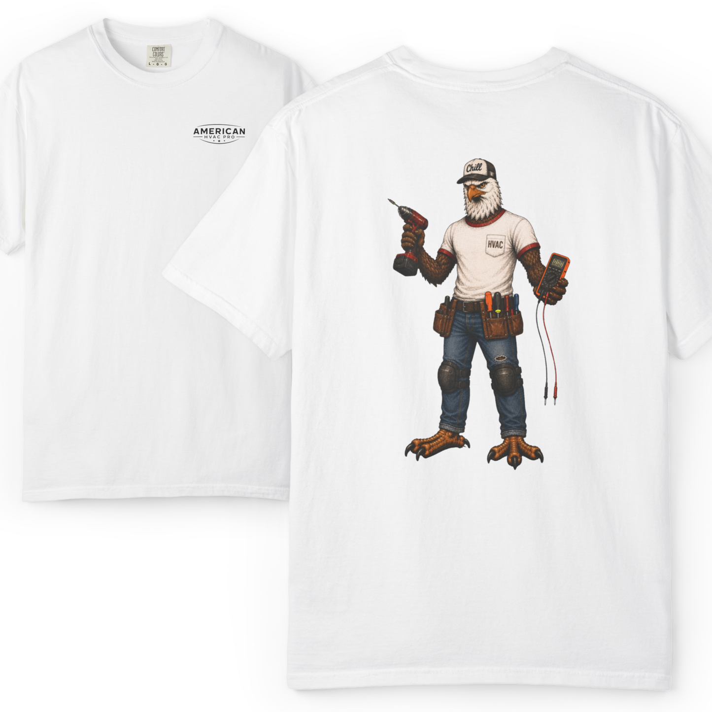 HVAC Eagle Chill Dude Heavyweight T-Shirt