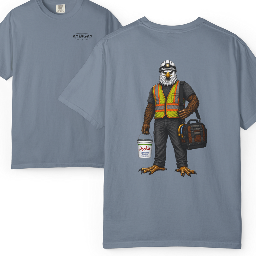 HVAC Eagle Pookie Master Heavyweight T-Shirt