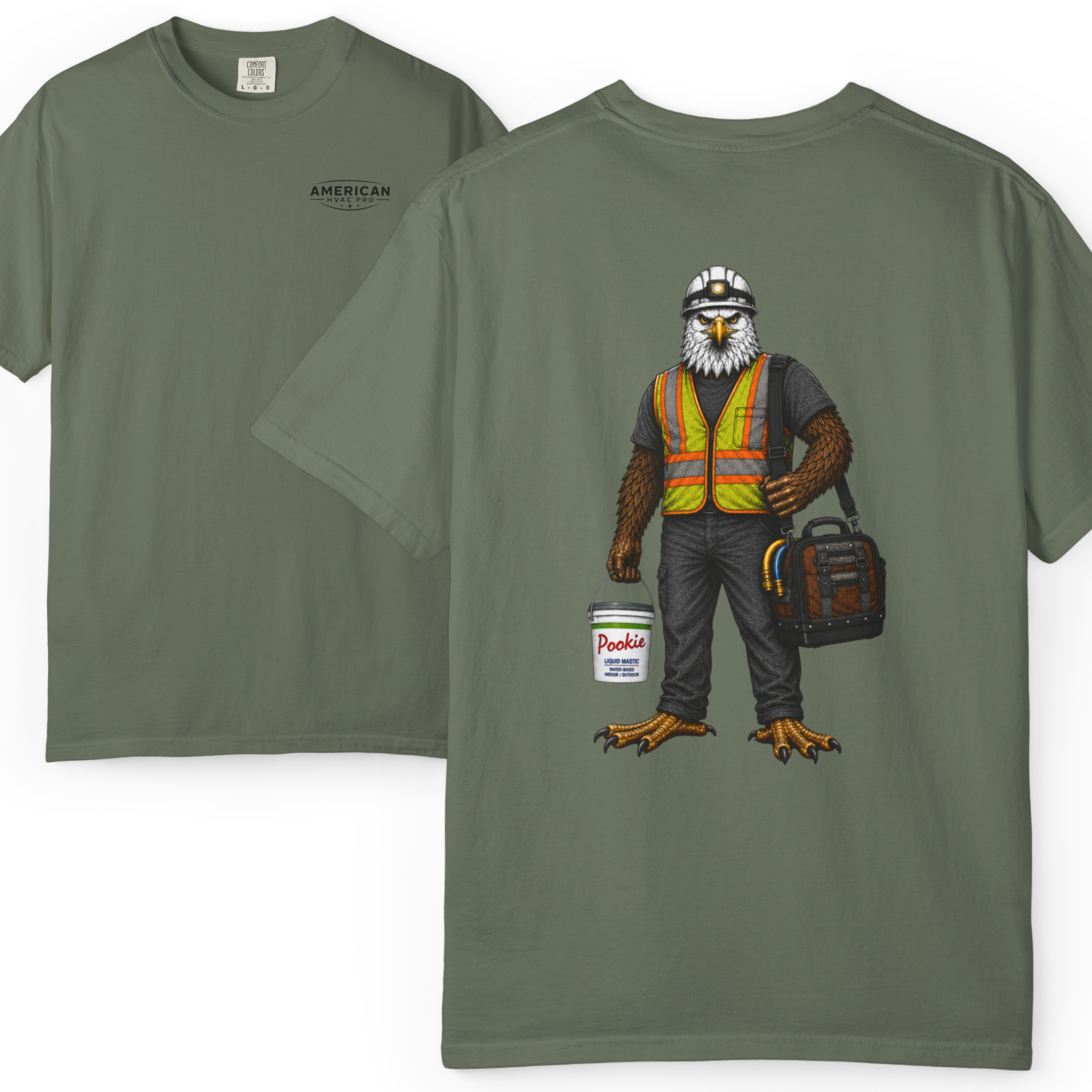 HVAC Eagle Pookie Master Heavyweight T-Shirt