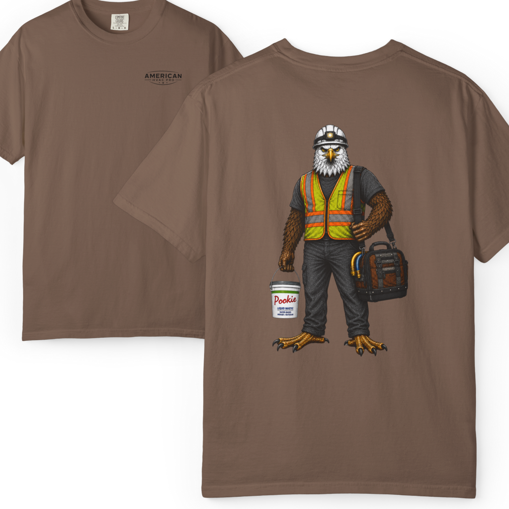 HVAC Eagle Pookie Master Heavyweight T-Shirt