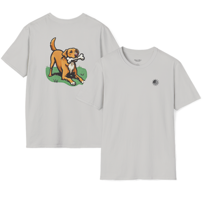 Playful Dog Print T-Shirt