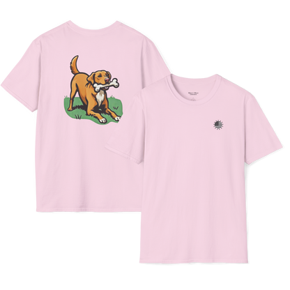 Playful Dog Print T-Shirt