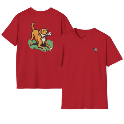Playful Dog Print T-Shirt