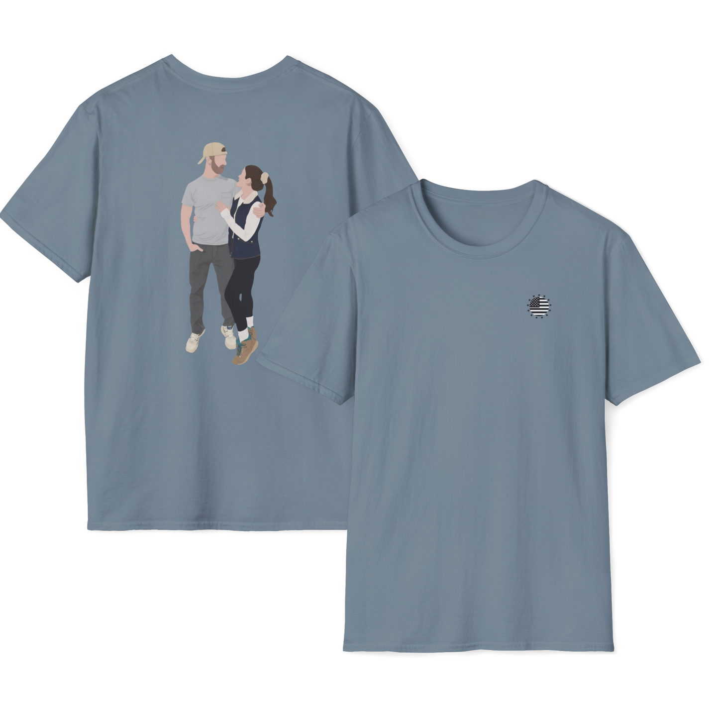 Classic American Couple T-Shirt