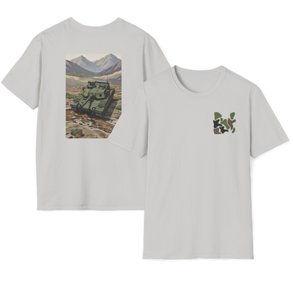M1E3 Abrams Tank Modern Print T-Shirt
