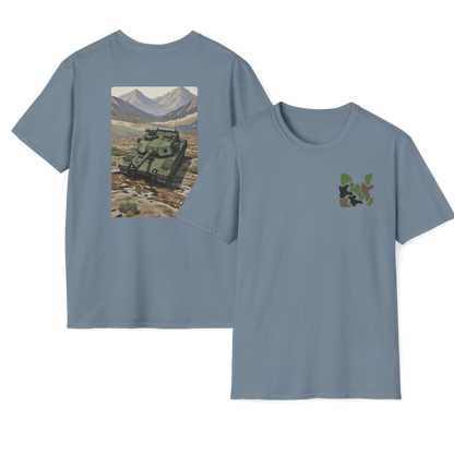 M1E3 Abrams Tank Modern Print T-Shirt