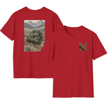 M1E3 Abrams Tank Modern Print T-Shirt