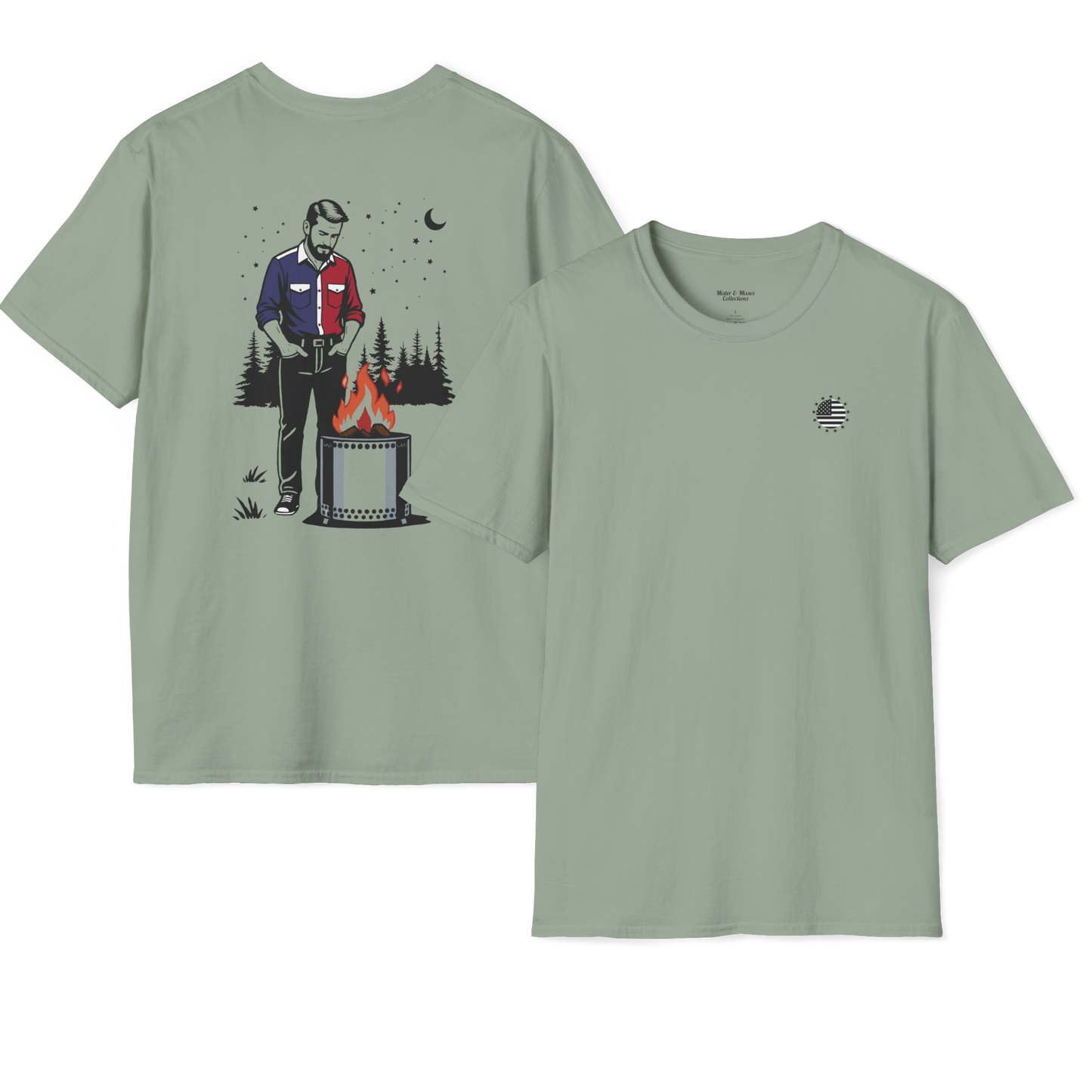 Deep Thoughts & Fire USA Classic T-shirt