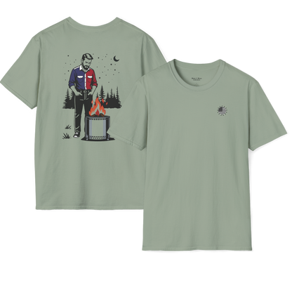Deep Thoughts & Fire USA Classic T-shirt