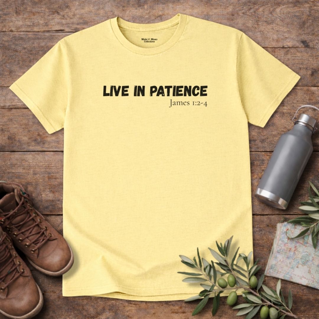 Men's "Live in Patience"