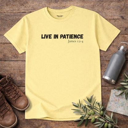Men's "Live in Patience"
