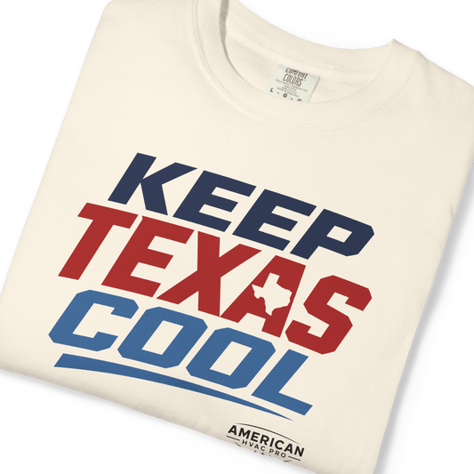 "Keep Texas Cool" HVAC Pro Heavyweight T-Shirt