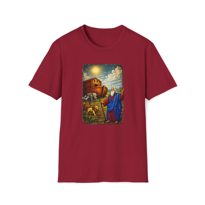 Noah's Ark Full Color Linocut T-Shirt