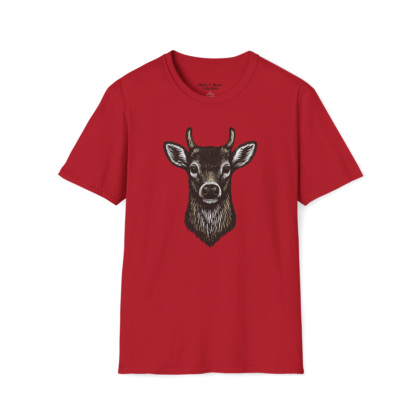 Vintage Deer Head Buck - T-Shirt