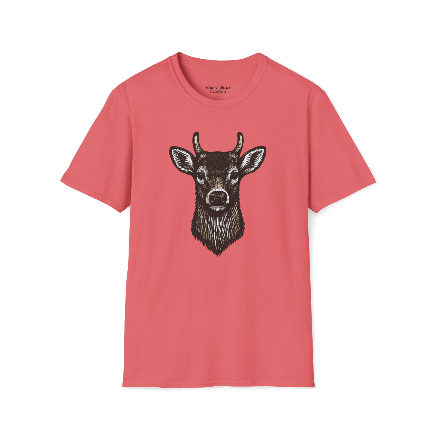 Vintage Deer Head Buck - T-Shirt