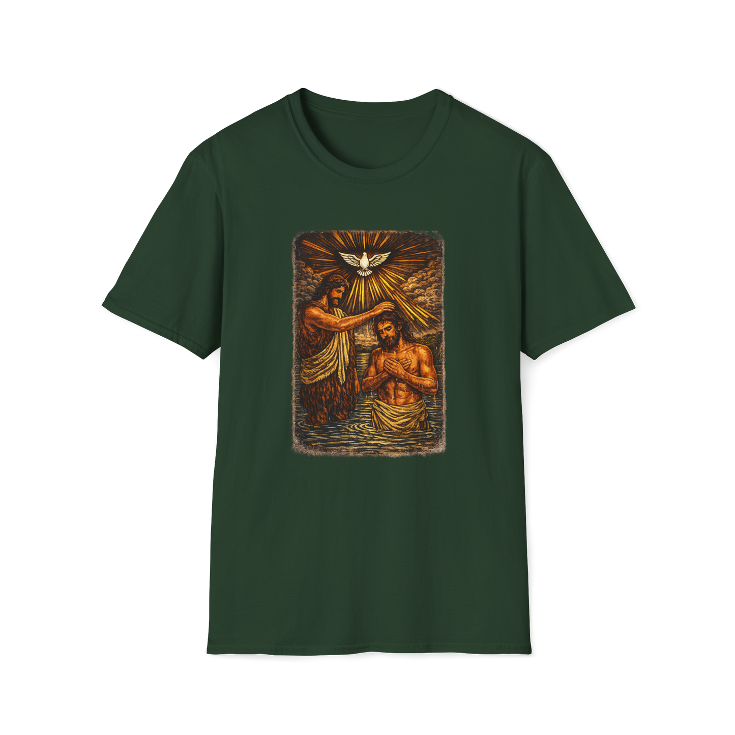 On the Jordan Full Color Linocut T-Shirt
