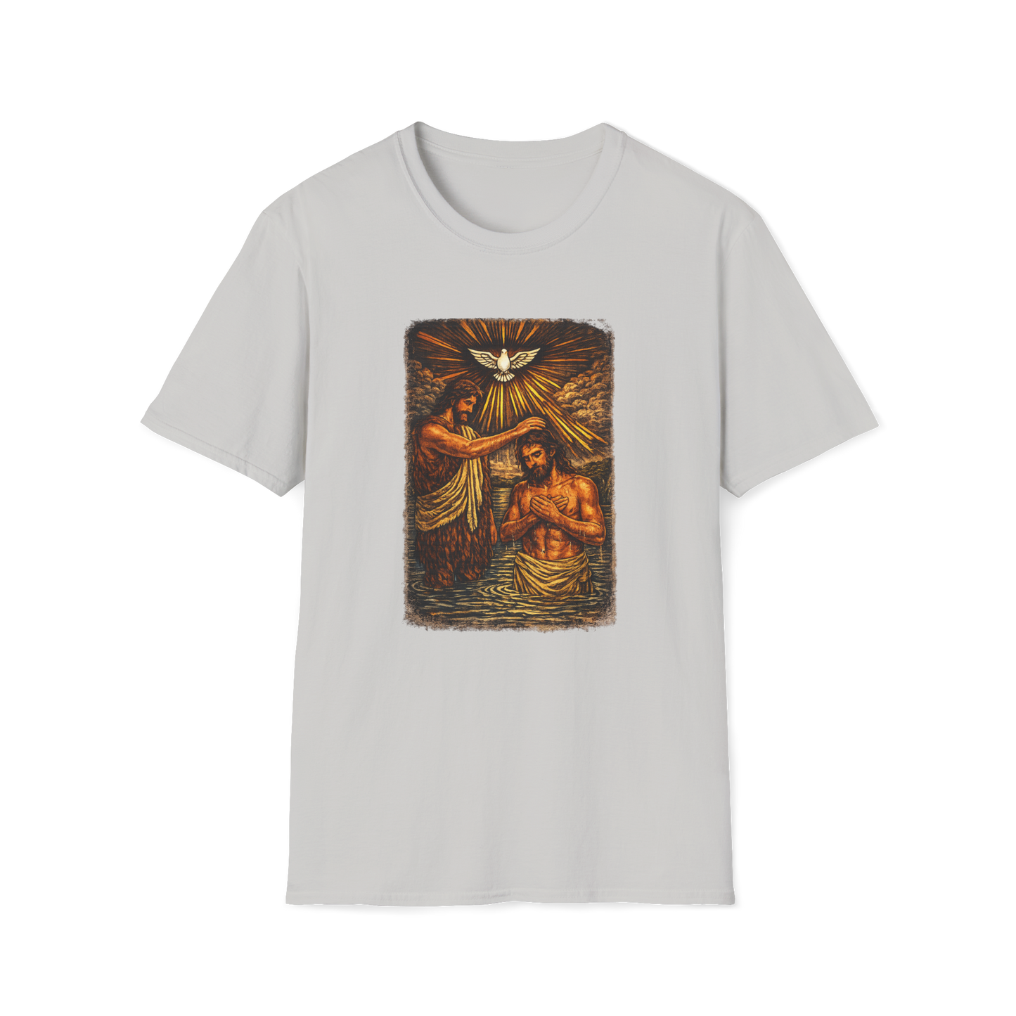 On the Jordan Full Color Linocut T-Shirt