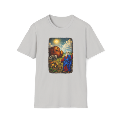 Noah's Ark Full Color Linocut T-Shirt