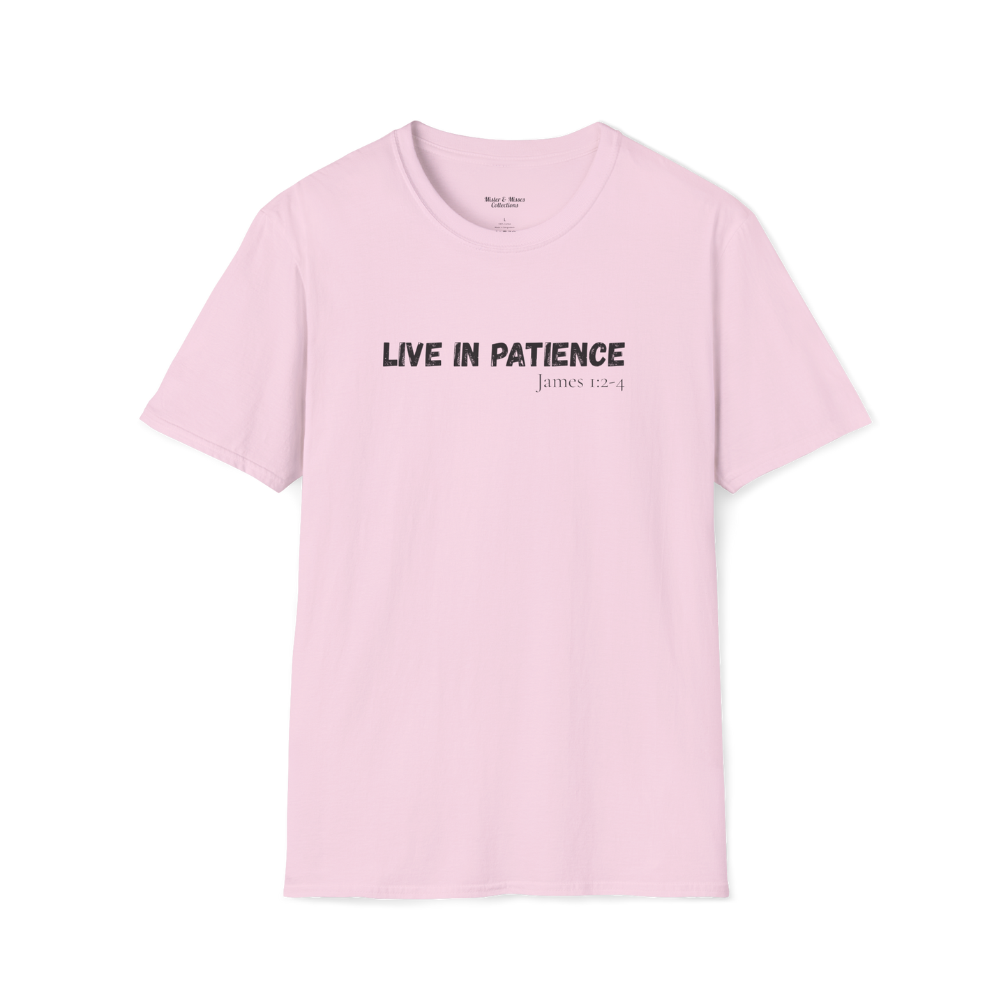 Men's "Live in Patience"