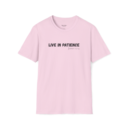 Men's "Live in Patience"