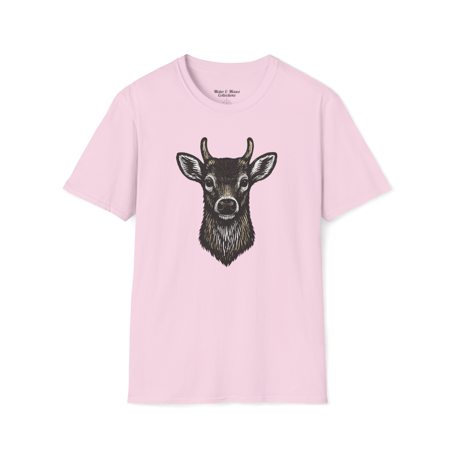 Vintage Deer Head Buck - T-Shirt
