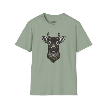 Vintage Deer Head Buck - T-Shirt