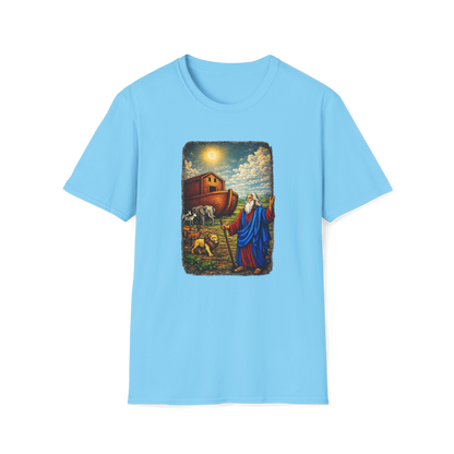 Noah's Ark Full Color Linocut T-Shirt