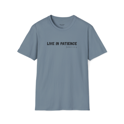 Men's "Live in Patience"