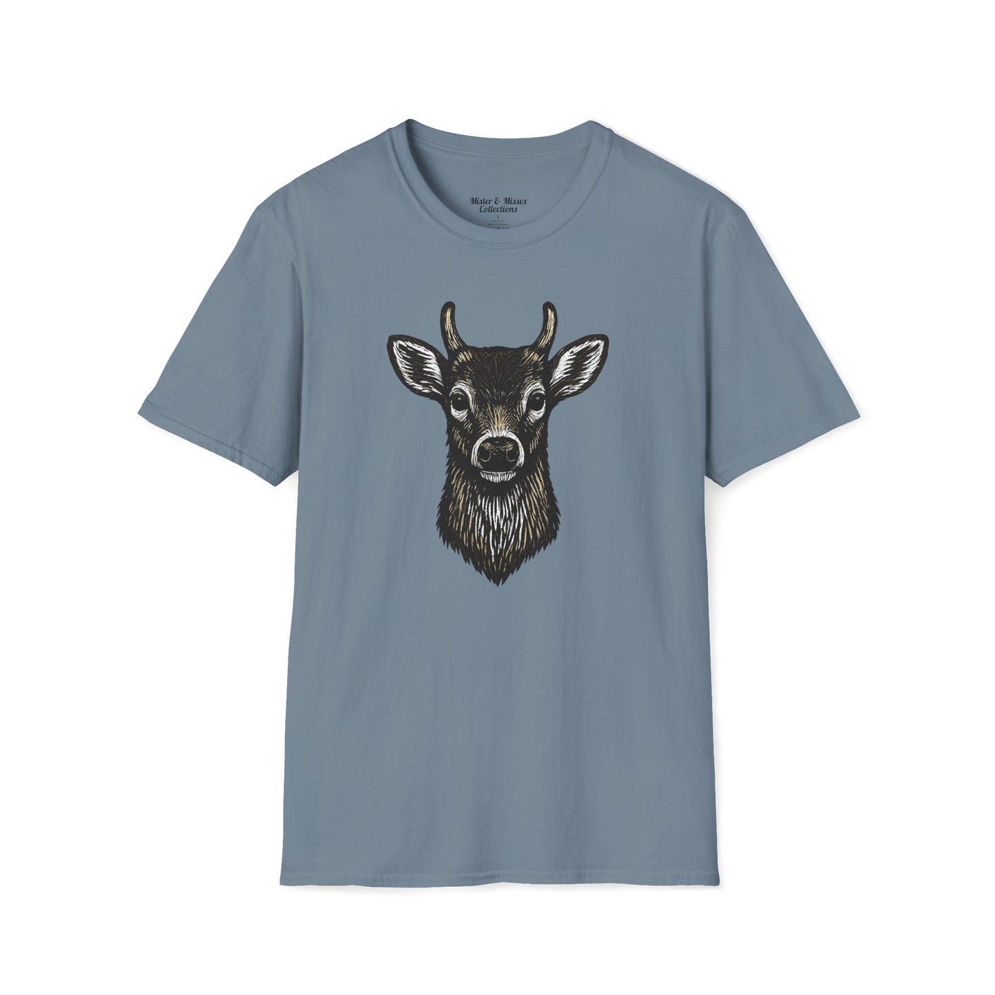 Vintage Deer Head Buck - T-Shirt