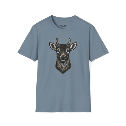 Vintage Deer Head Buck - T-Shirt