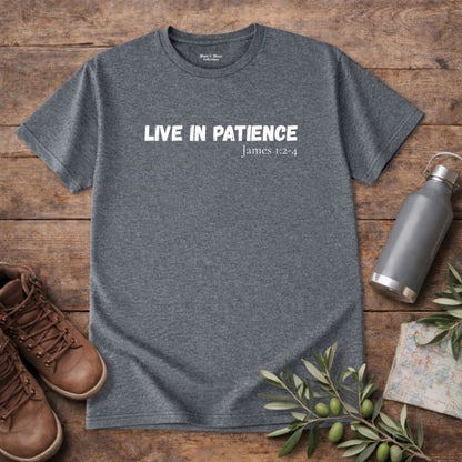 Men's "Live in Patience"