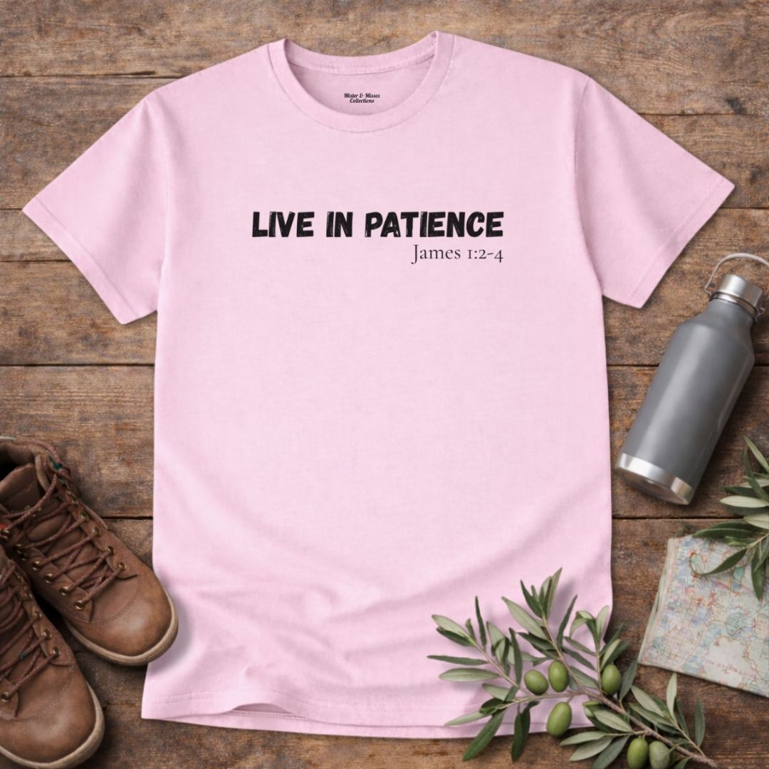 Men's "Live in Patience"