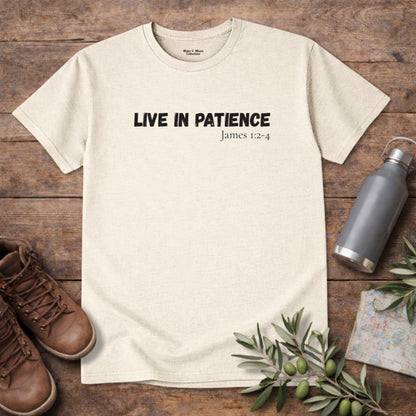 Men's "Live in Patience"