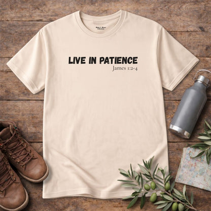 Men's "Live in Patience"
