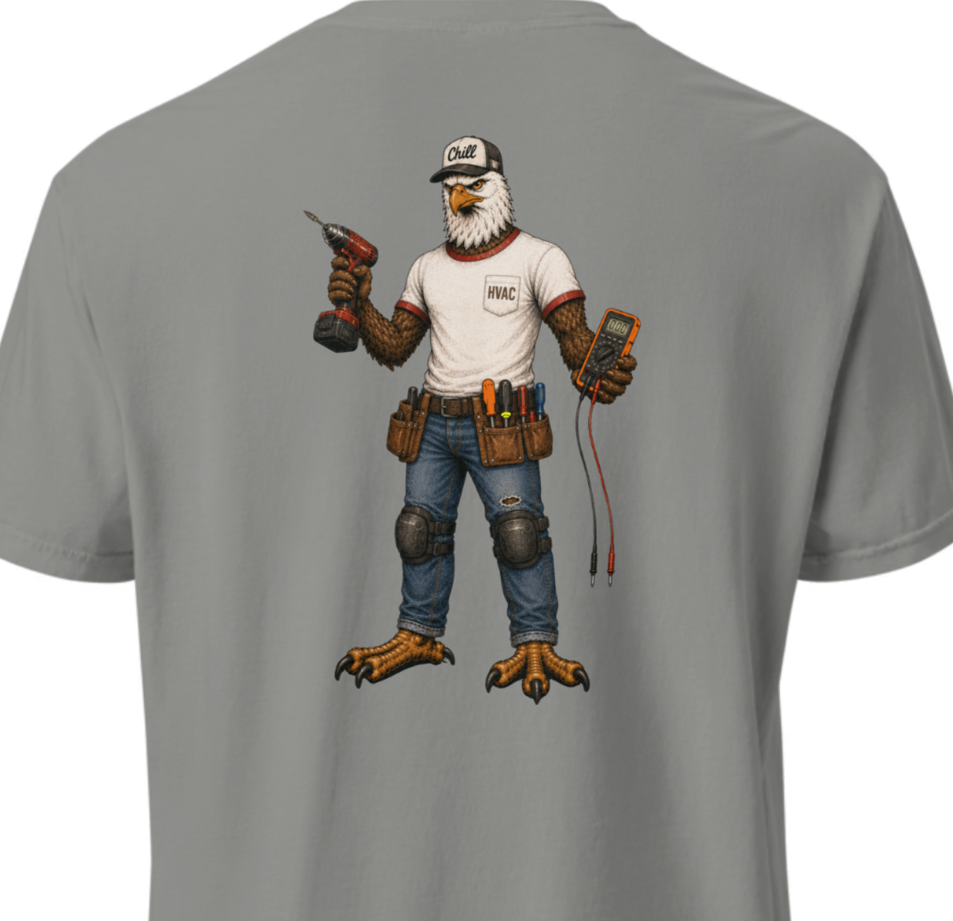 HVAC Eagle Chill Dude Heavyweight T-Shirt