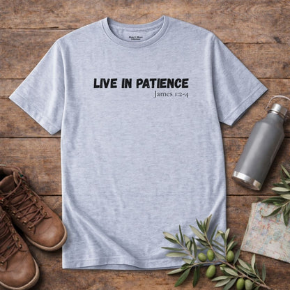 Men's "Live in Patience"