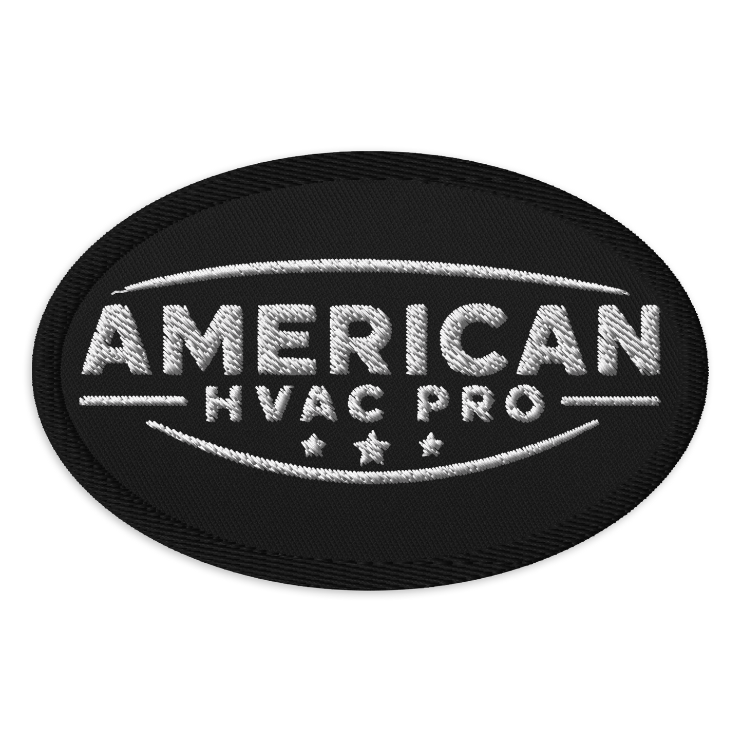 American HVAC Pro BW Patch - Embroidered