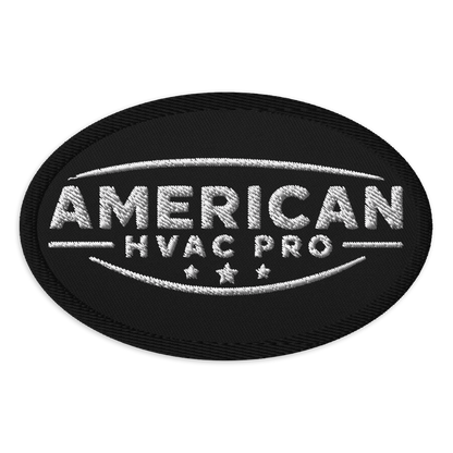 American HVAC Pro BW Patch - Embroidered