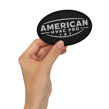 American HVAC Pro BW Patch - Embroidered
