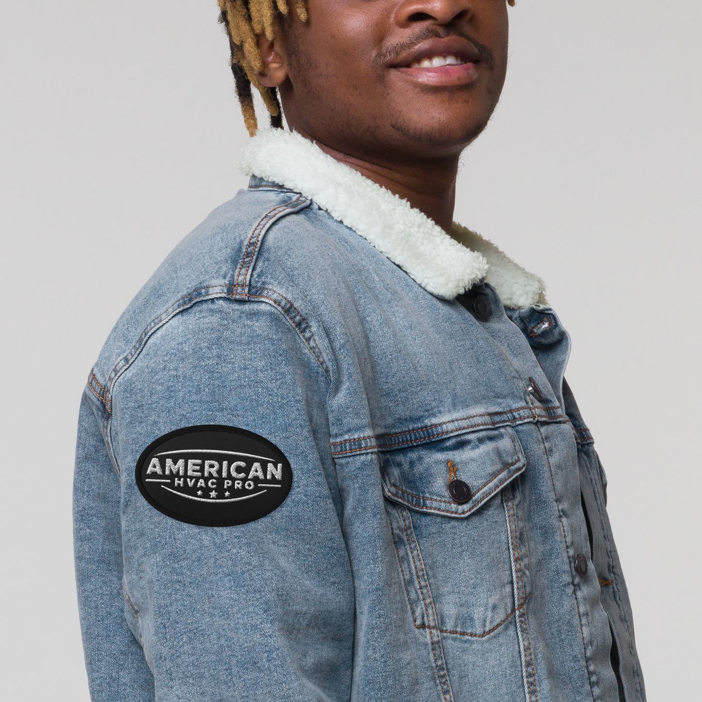 American HVAC Pro BW Patch - Embroidered