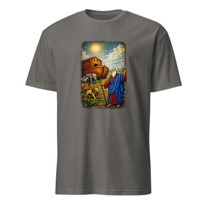 Noah's Ark Full Color Linocut T-Shirt