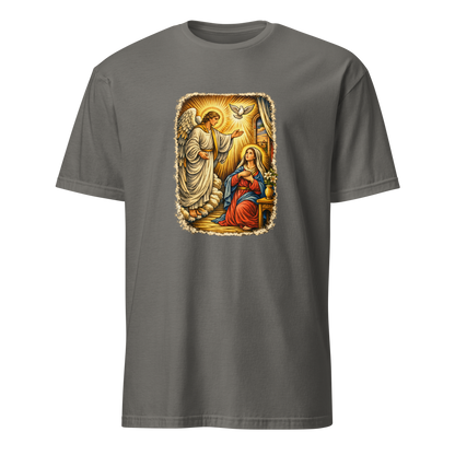 Mary & Gabriel Full Color Linocut T-Shirt