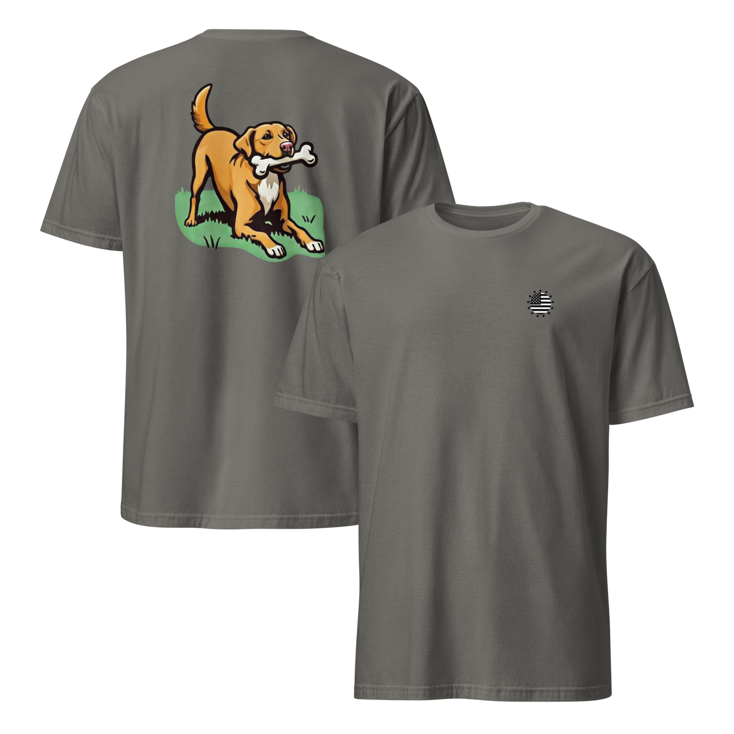 Playful Dog Print T-Shirt