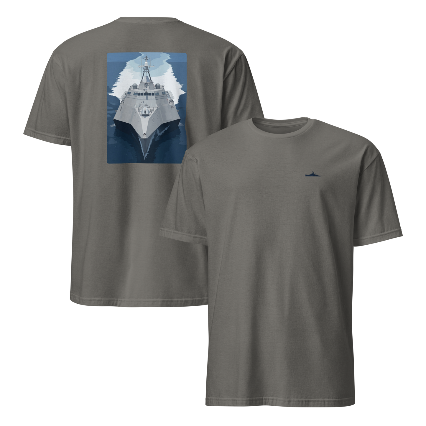 USS Oakland Modern Print T-Shirt