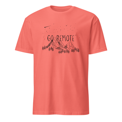 "Go Remote"  Mountains & Stars T-Shirt