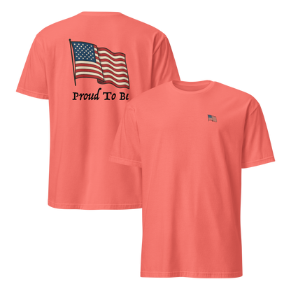 "Proud To Be" American Flag Tee