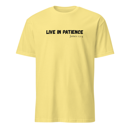 Men's "Live in Patience"
