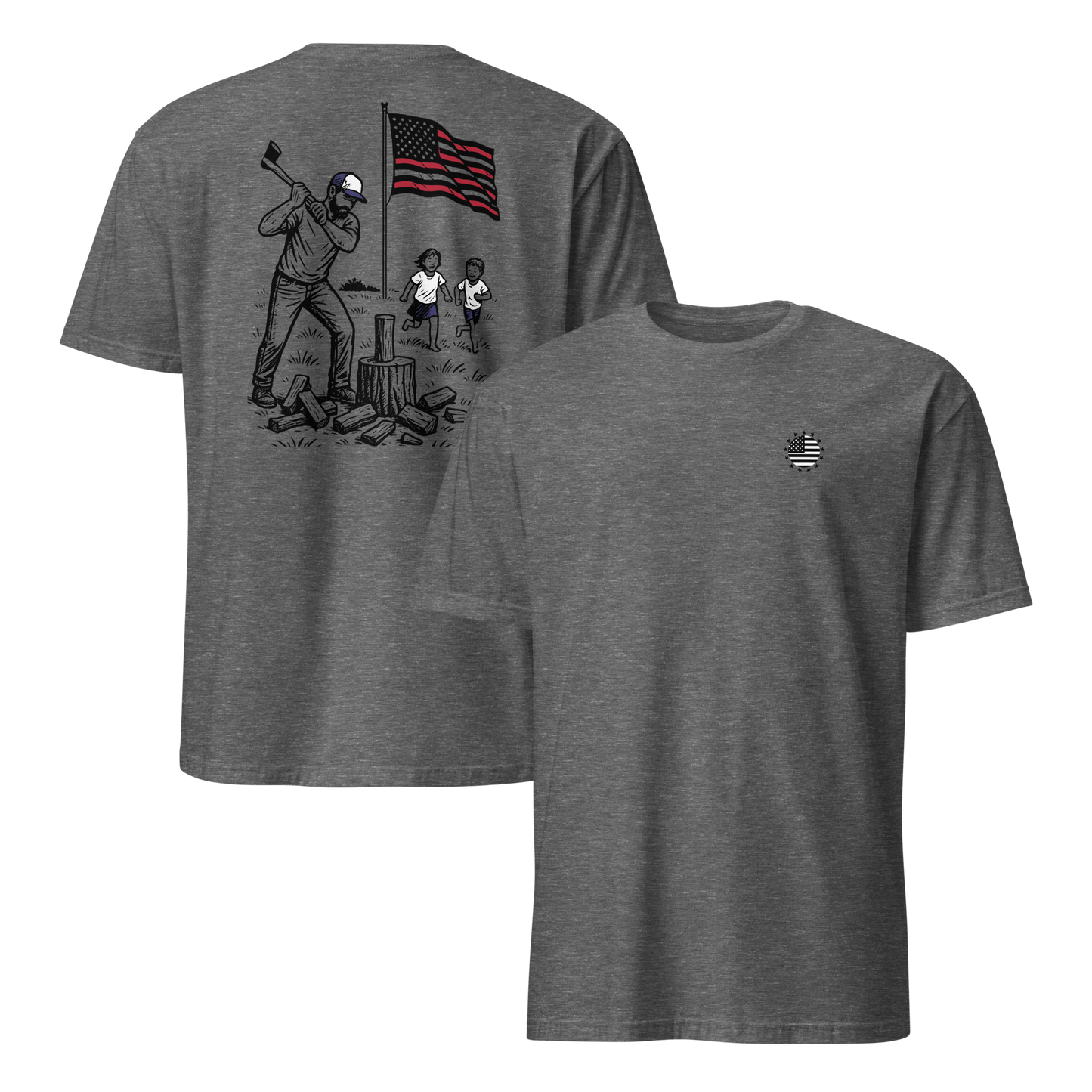 Chopping Wood w/ the Kids T-shirt